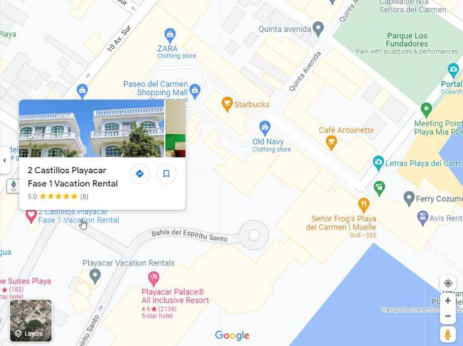 Сasa de vacaciones 18br Up To 50guest Castillos Playacar Walk To And 5th Ave 1000mbps