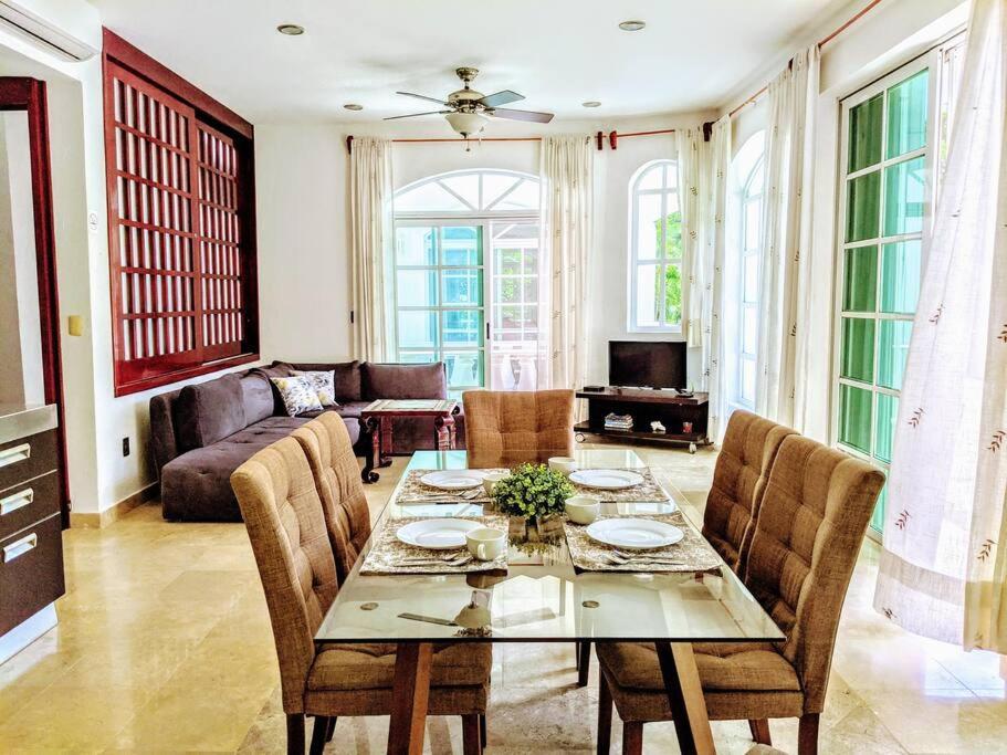 18br Up To 50guest Castillos Playacar Walk To And 5th Ave 1000mbps Playa del Carmen